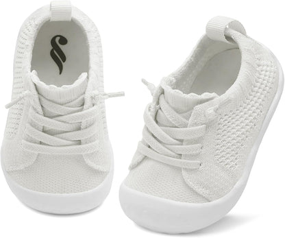 JIASUQI Baby Shoes for Toddler Boys Girls Sneakers Slip on Walking Shoes for Babies