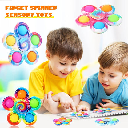SCIONE 24 Pack Party Favors Fidget Spinners for Kids 4-8 8-12, Goodie Bags Stuffers for Kids 3-5