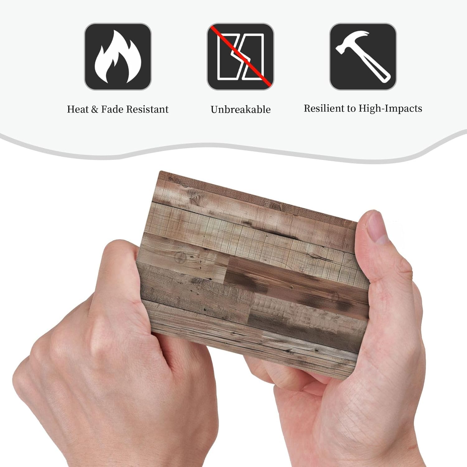 Decorative Switch Covers Plate Retro Wood Plank Vintaga Wooden Board 1 Gang No Device Single Blank