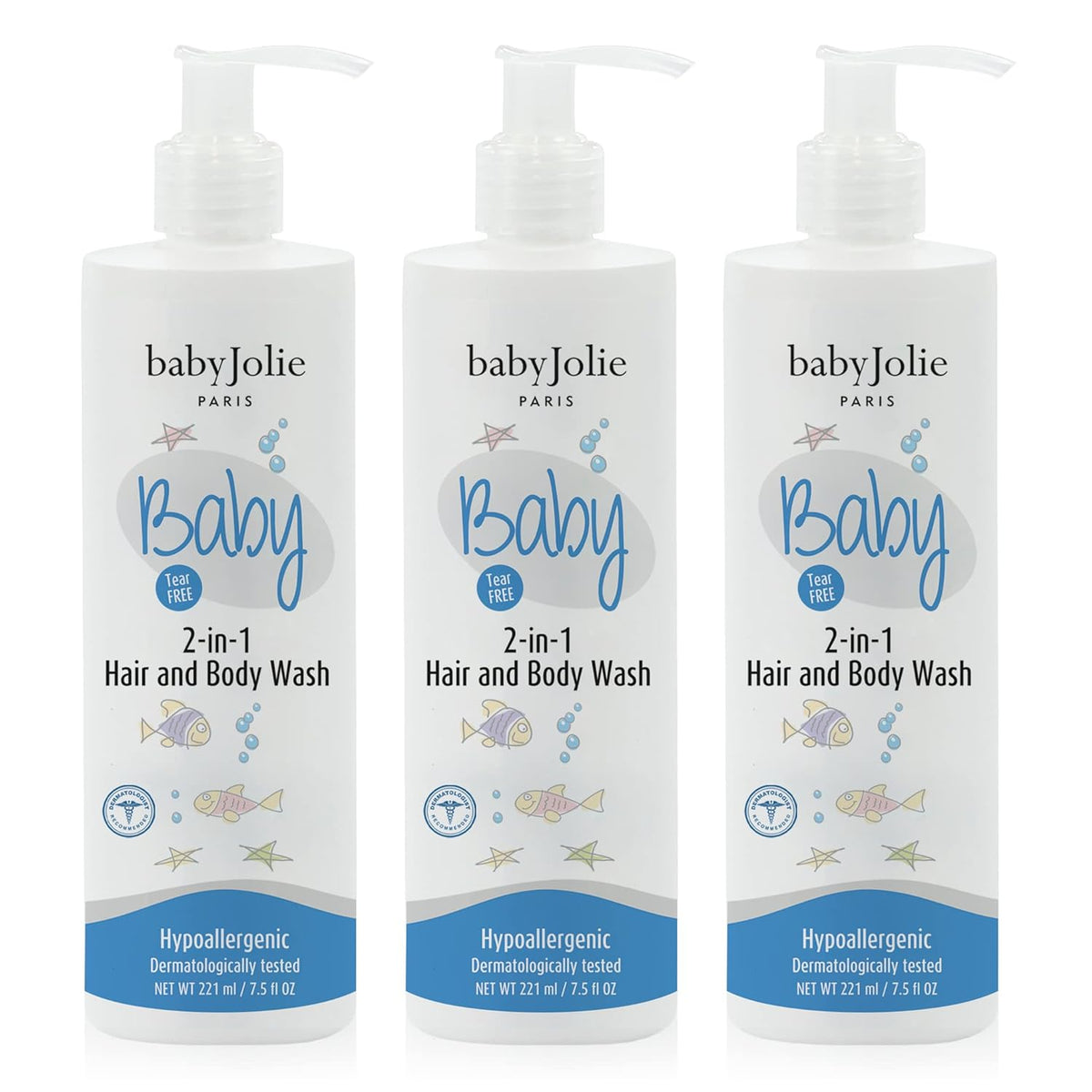 Baby Jolie Baby Body Wash, Kids Hair and Body Wash for Babies & Newborn 2-in-1, Shampoo + Soap |