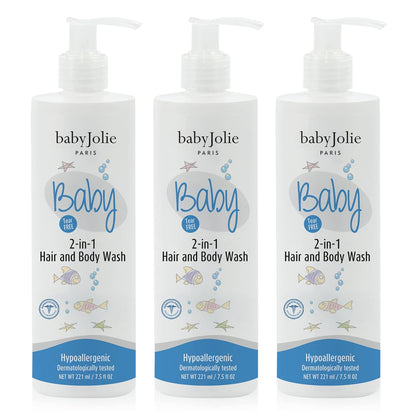 Baby Jolie Baby Body Wash, Kids Hair and Body Wash for Babies & Newborn 2-in-1, Shampoo + Soap |