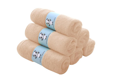 HIPHOP PANDA Baby Washcloths, Rayon Made from Bamboo - 2 Layer Ultra Soft Absorbent Newborn Bath