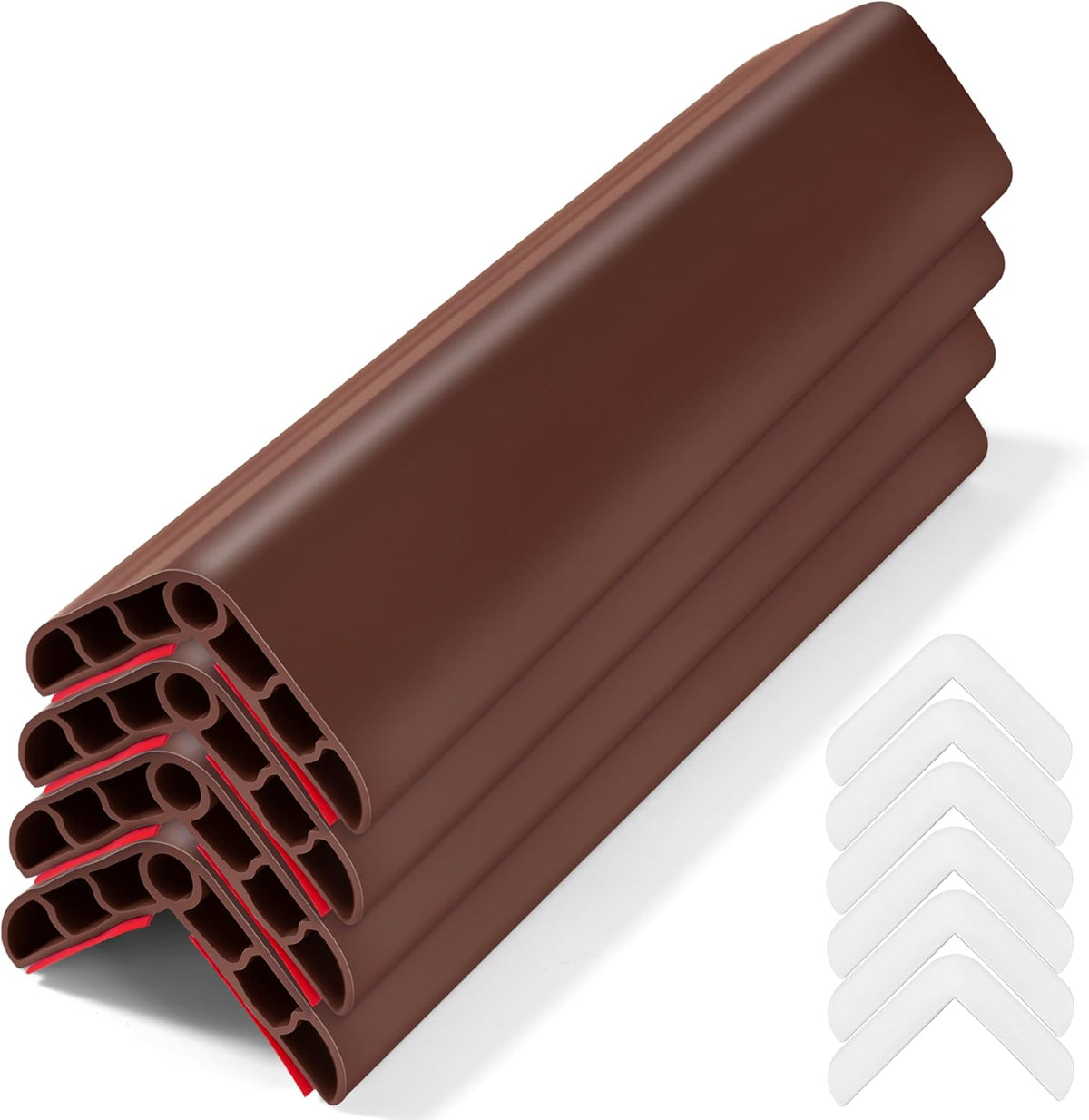Wall Corner Edge Protector 4 Pack,1.57x1.57x23.62x0.28 inch Soft Baby Proof Corner Guards for Sharp