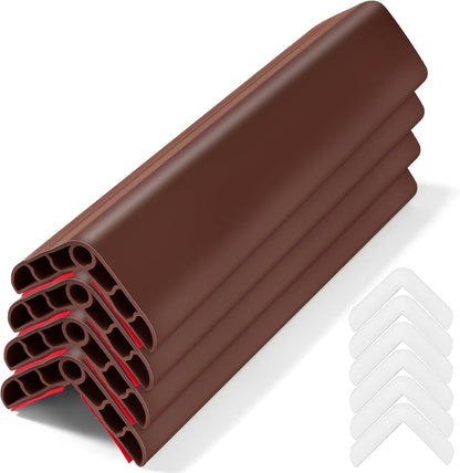 Wall Corner Edge Protector 4 Pack,1.57x1.57x23.62x0.28 inch Soft Baby Proof Corner Guards for Sharp