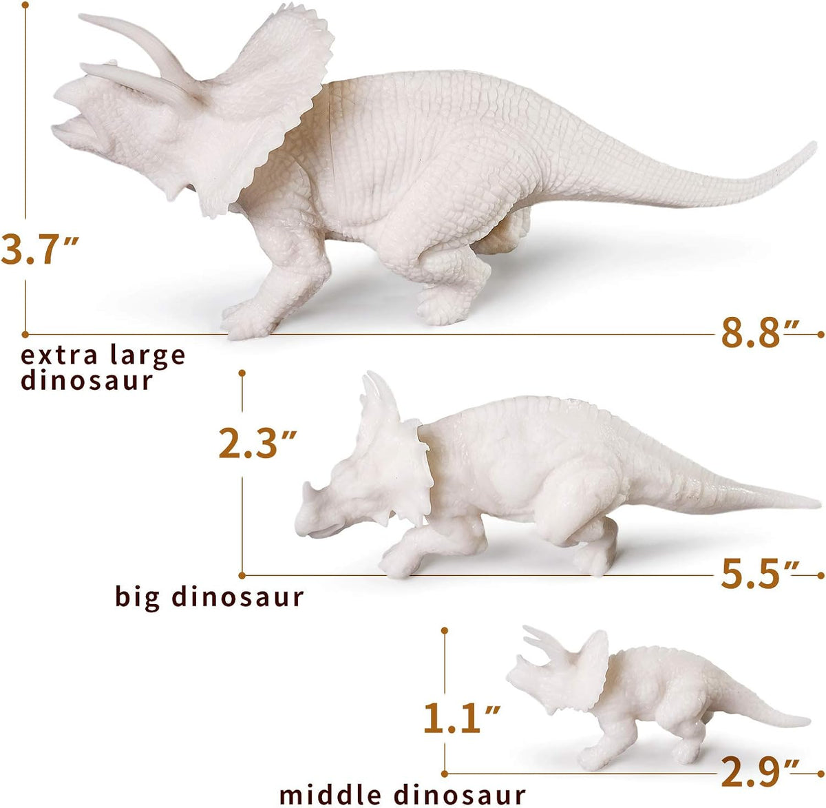 3D Dinosaurs Painting Kit with 12 Dinos for Kids Age 3-15, Arts and Crafts Kits Drawing Toys with