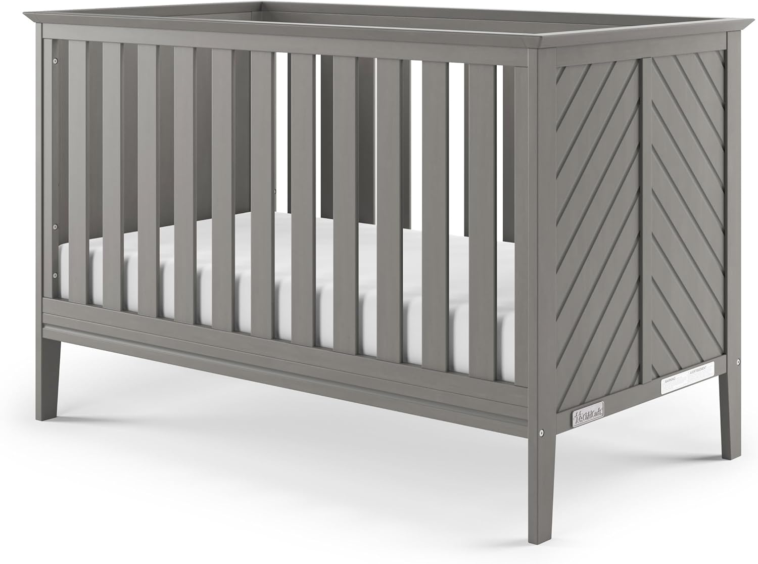 Child Craft Atwood 3-in-1 Convertible Crib, Baby Crib Converts to Day Bed, Toddler Bed, 3