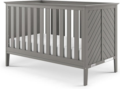 Child Craft Atwood 3-in-1 Convertible Crib, Baby Crib Converts to Day Bed, Toddler Bed, 3