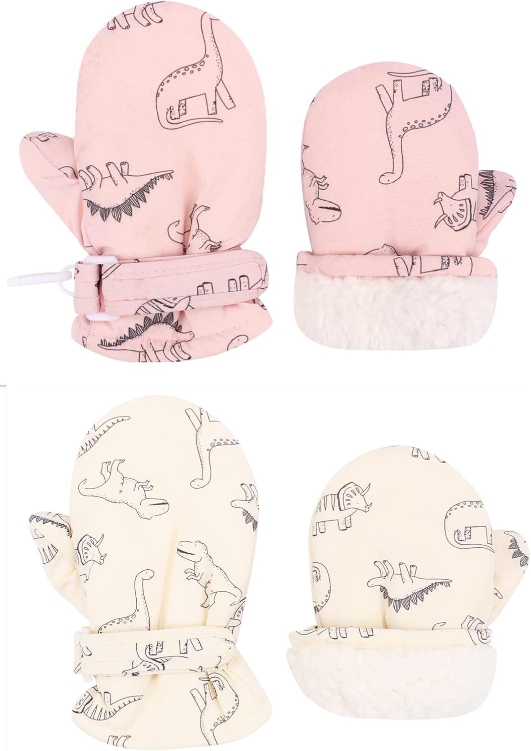 Toddler Gloves Kids Mittens Winter Warm Lined Fleece Gloves Waterproof Snow Baby Mitten for Boys