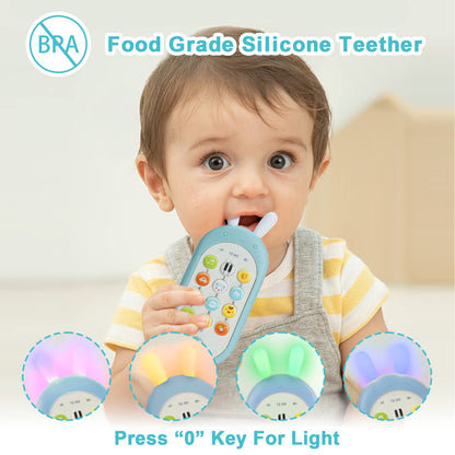 Richgv Baby Cell Phone Toy, Sensory Learning Toys with 12 Functions