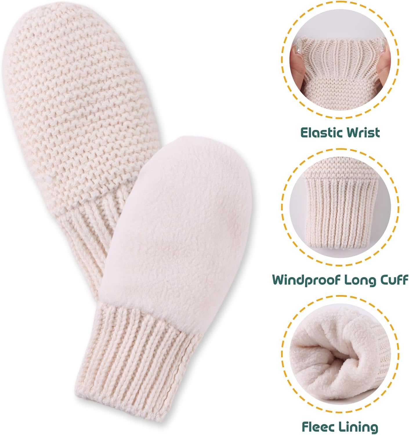 Basic Winter Baby Beanie Gloves Boys Girls Knitted Hat Pompom Kids Earflap Hats Warm Infant Toddler
