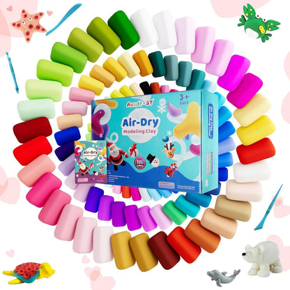 Air Dry Clay 102 Colors, Modeling Clay for Kids, Model Magic Clay, DIY Molding Clay Kit with