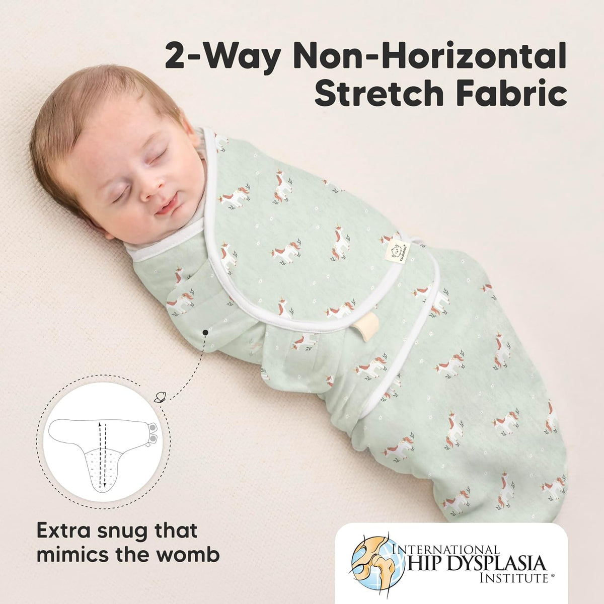3-Pack Organic Baby Swaddle Sleep Sacks - Swaddles for Newborns, Infant 0-3 Months, Baby Girls