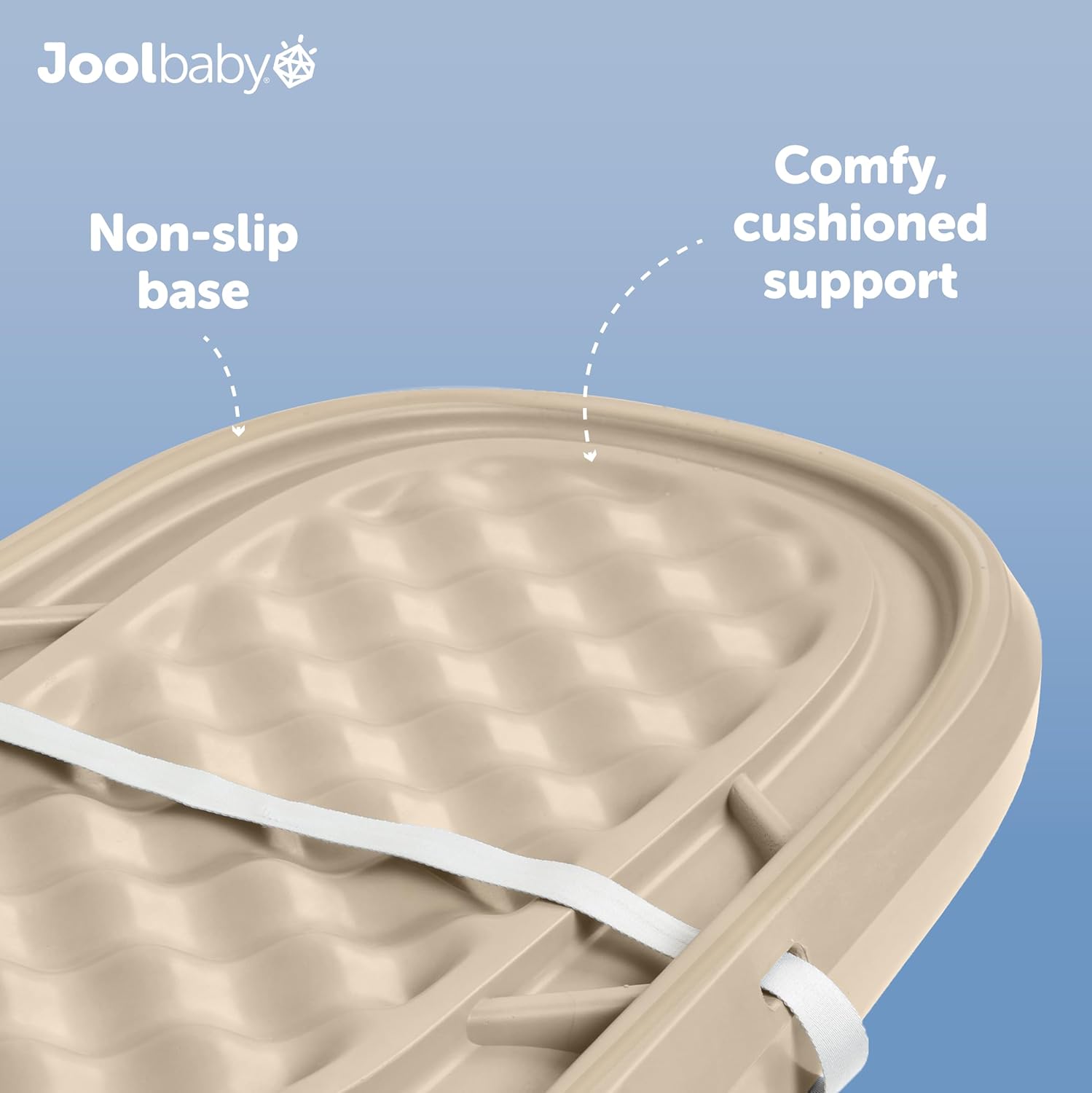 Jool Baby Waterproof Baby Changing Pad - Easy to Clean, Lightweight & Portable - Large Foam Cushion