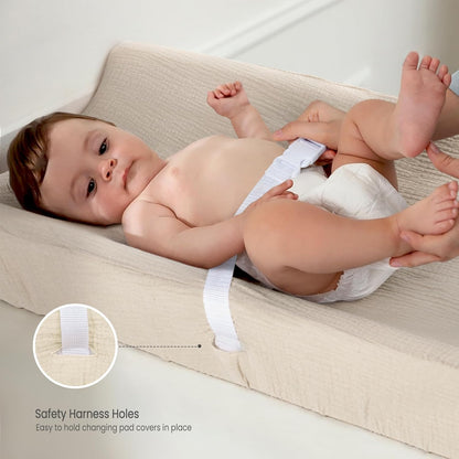 lulumoon Baby Changing Pad Cover: Muslin Diaper Changing Table Pad Cover - Changing Pad Sheets for