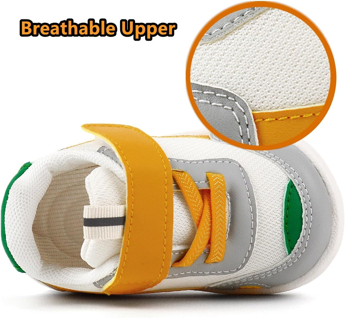 Baby Boy Girl Shoes Infant Non Slip Sneakers Breathable Lightweight Toddler First Walking Shoes 6
