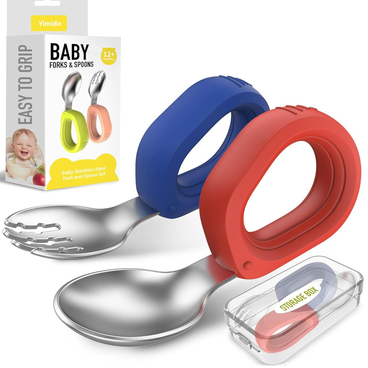 Toddler Utensils Baby Utensils Toddler Forks and Spoons Baby Forks and Spoons Set Kids Stainless