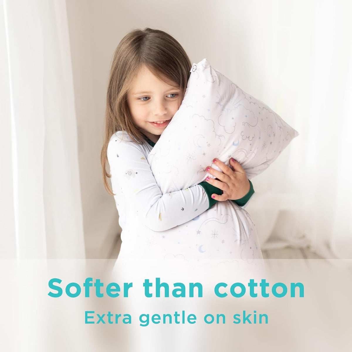 LittleHippo Toddler Pillow with Viscose Derived from Bamboo Pillowcase - 13x18 Hypoallergenic