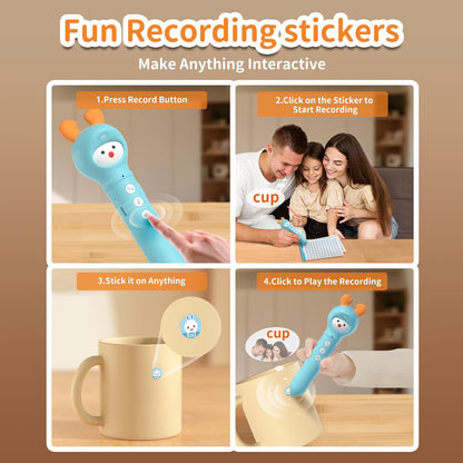 alilo Talking Pen Books Sets for Toddlers 2-6, Kids Learning Electronic Toys, Early Educational