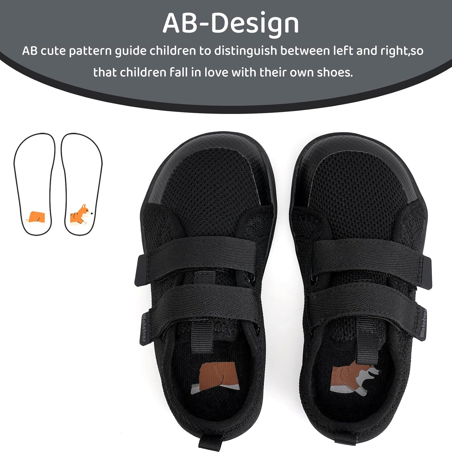 WateLves Toddler Little Kids Wide Barefoot Shoes The First Walking Shoes Girls Boys Breathable Zero