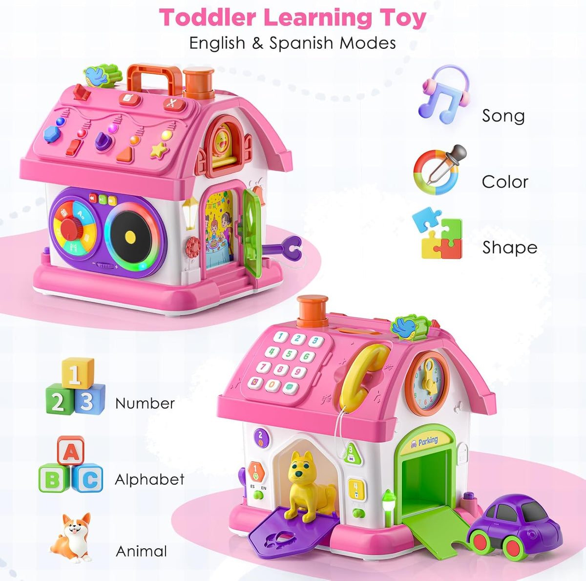 Musical Montessori Toys for 1 Year Old Girl Gifts, First Birthday Gifts for 1 Year Old Girl