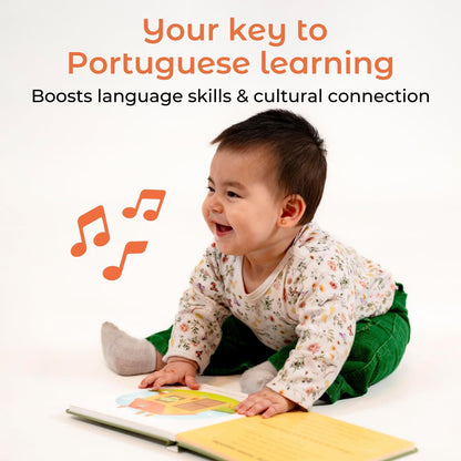 Cali's Books Brazilian Nursery Rhymes Book - Sound Books for Toddlers 1-3 Years Old - Interactive &