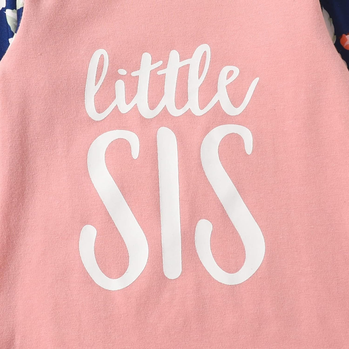 AMAWMW Newborn Baby Girl Little Sister Sleeper Gown Stripe Long Sleeve Nightgown Pajamas Gifts