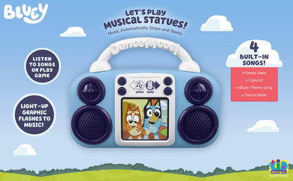 Bluey Toy Music Player, Toddler Toy with Built-in Music and Lights (Bluey)