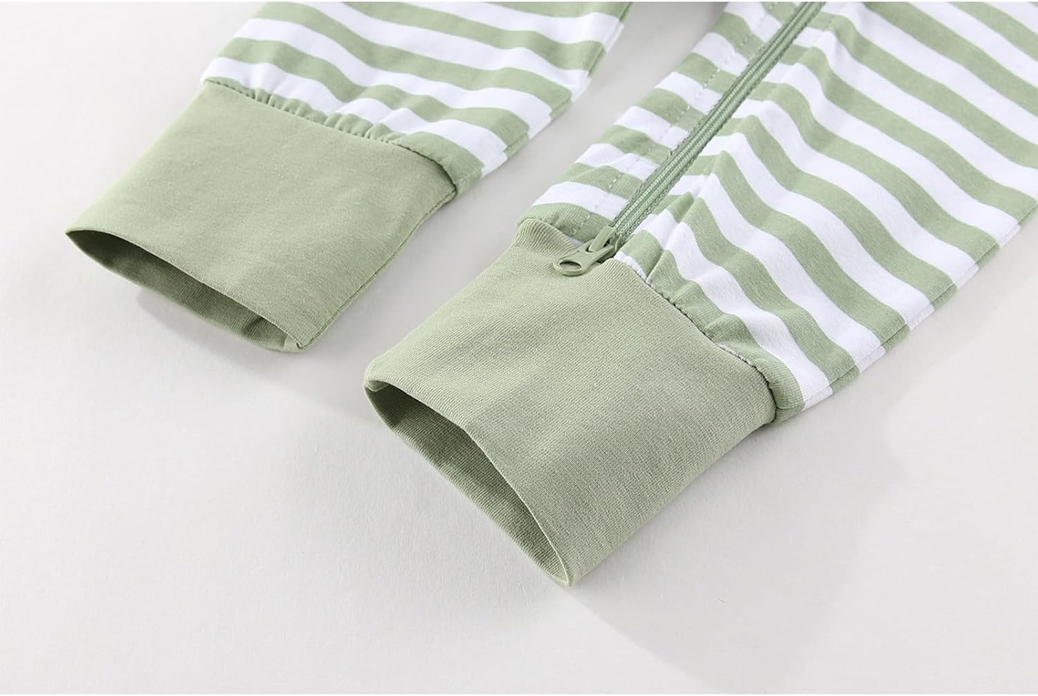 2 Pack Unisex Baby Short Sleeve Rompers 2 Way Zipper New Born One-Piece Jumpsuits 0-24Months Infant