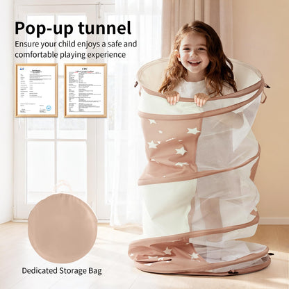 Sumbababy Tunnel Toys for Toddlers: Activity Tunnels for Young Children - Crawl Tunnels for