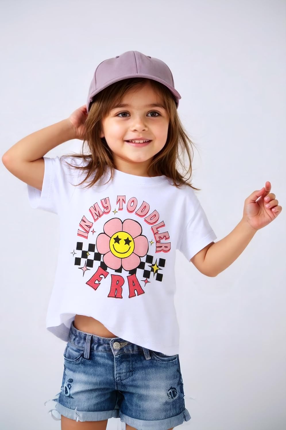 Happy Town Toddler Clothes Baby Boy Girl Smiley Face Shirt Short Sleeve T-Shirt Tee Summer Tops