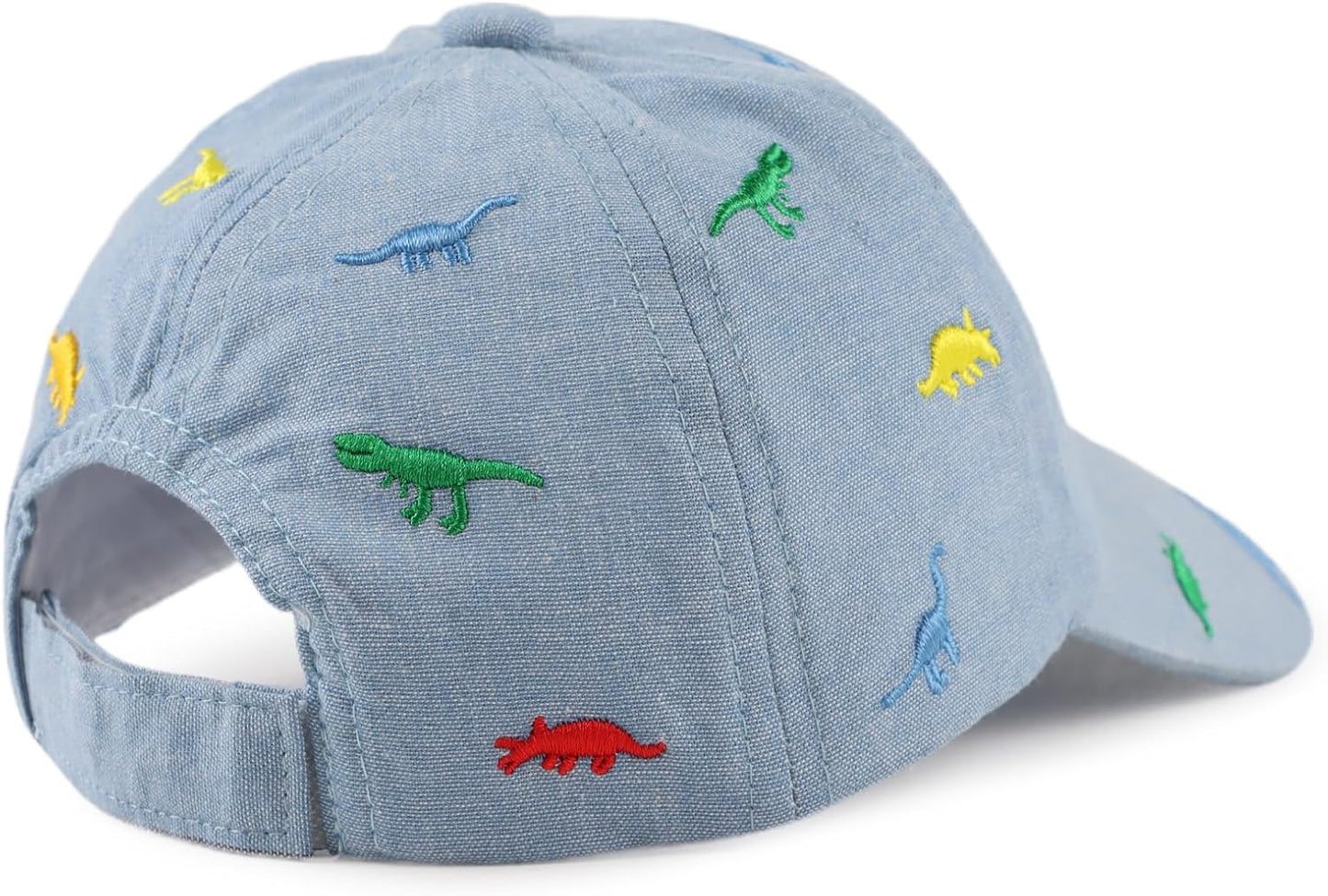 JANGANNSA Dinosaur Boys Girls Caps Embroidery Baby Baseball Caps Cotton Infant Toddler Kids Hat