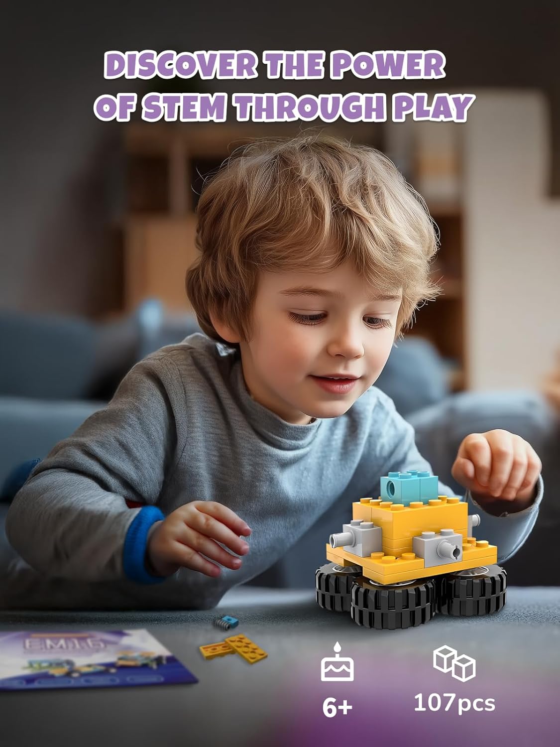 50-in-1 STEM Building Toys for Kids Aged 6-12: 50 Models Science Educational Engineering Blocks