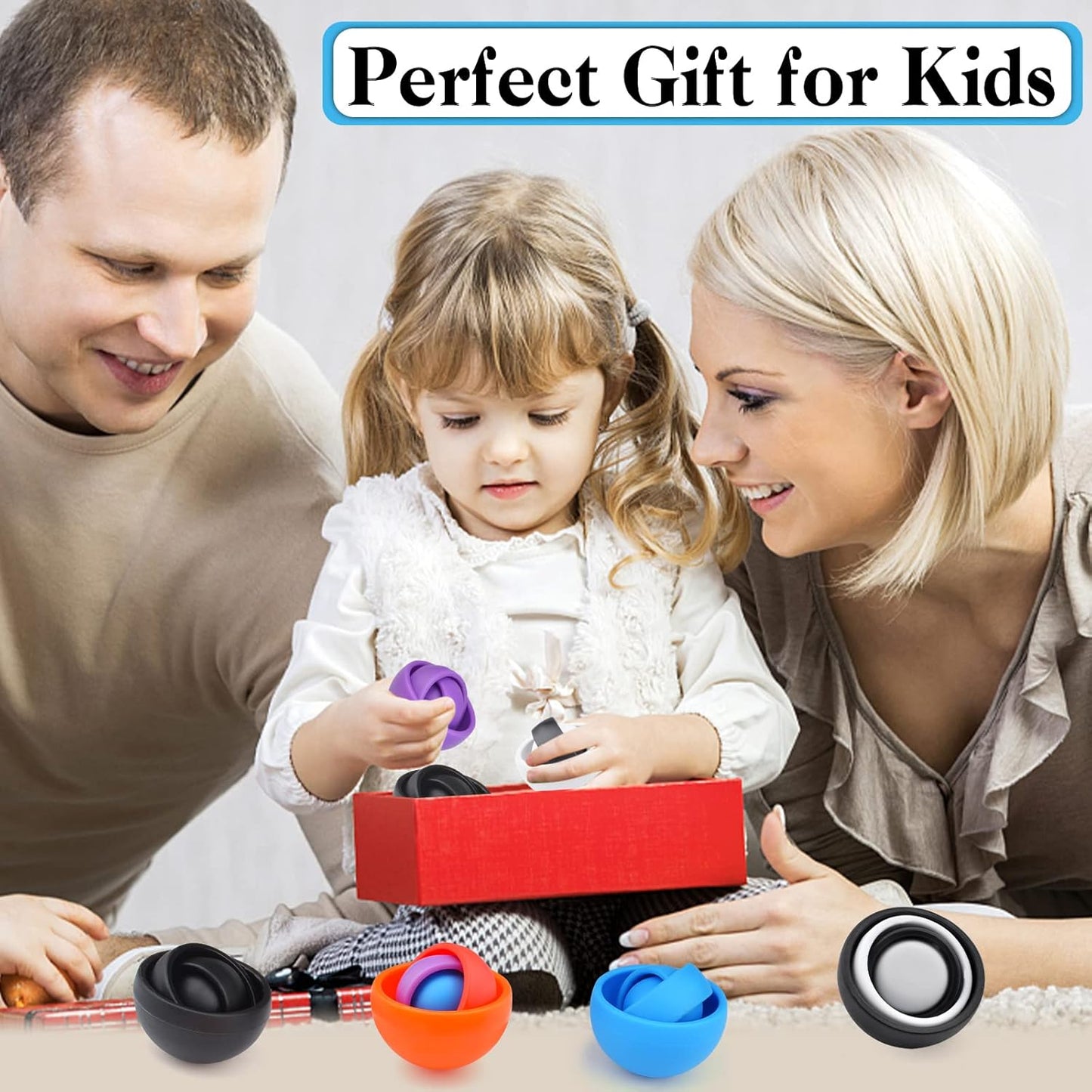Fidget Toy for Adults, Fidget Gyro Toys for Ages 8-13, Cool Gadget Gifts for Boys Girls Teens Kids