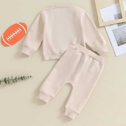 Kupretty Toddler Baby Boy Fall Winter Clothes Color Block Long Sleeve Sweatshirt Pullover Tops +