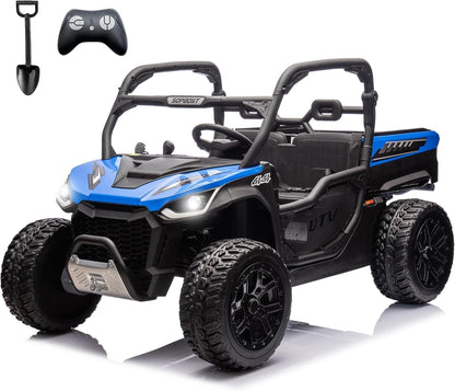 sopbost 24V 10Ah 2 Seater Ride On Car with Remote Control Battery Powered Ride On Toy Electric 4x4