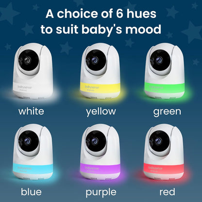 Babysense Prisma Baby Monitor with Camera and Audio, 5” HD Video Baby Monitor with 2 Cameras