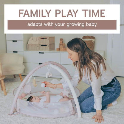 6-in-1 XL Play Mat & Play Gym, Baby Gym, Baby Activity Gym, Sensory Exploration and Motor Skill
