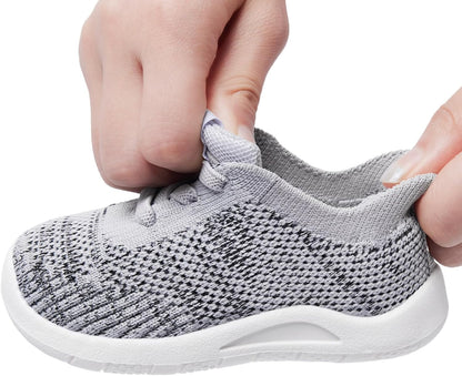 MORENDL Toddler Shoes Baby Walking Sock Shoes Infant Sneakers 0-4 Years Boy Girl Barefoot Tennis