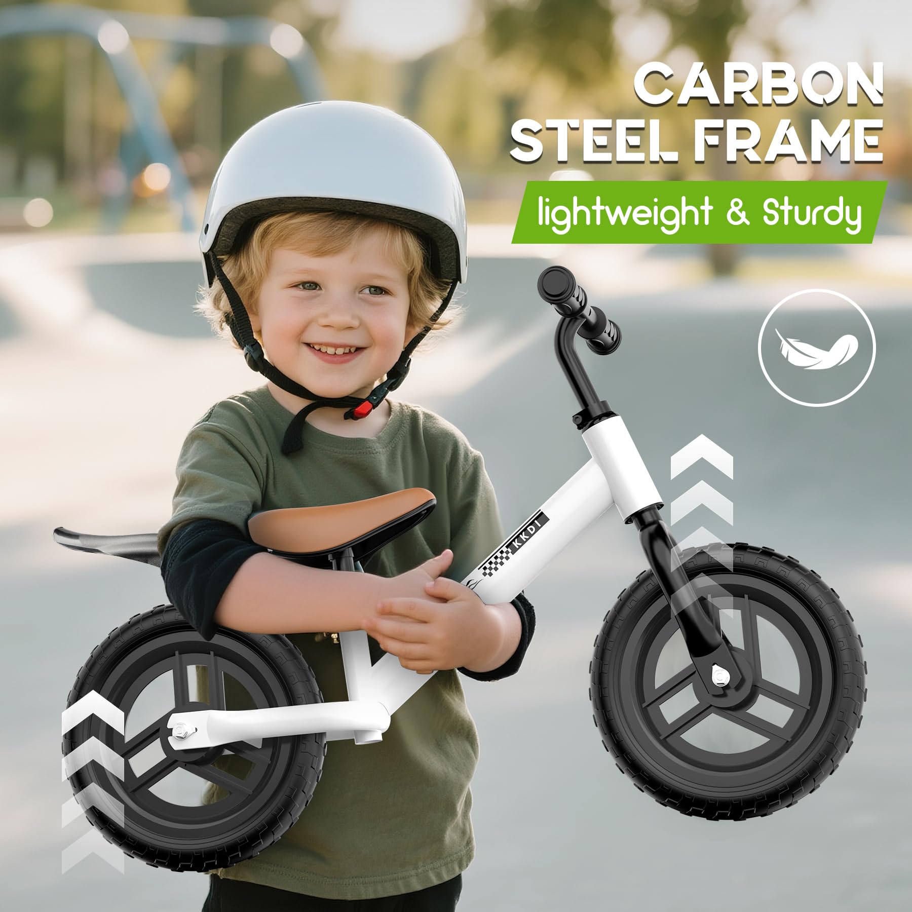 Toddler Balance Bike for 2 3 4 5 Year Old with【Light-Up Wheels & Fender】,Kids Balance Bike, Kids