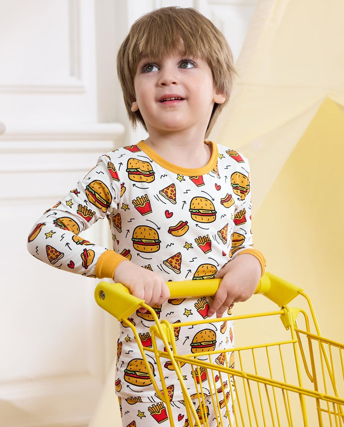 Bamboo Viscose Toddler Pajamas Boys Girls Baby 12M-8Y Pjs Sets Kids 2pcs Snug fit Long-Sleeve