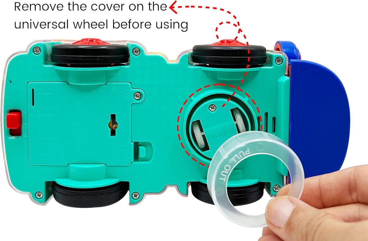 Transparent Sensory Train Toy - Fun and Interactive Toy for Kids - Music Train with LED Light up