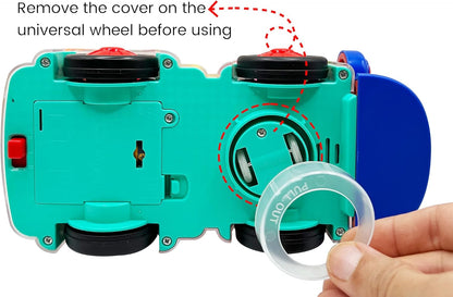 Transparent Sensory Train Toy - Fun and Interactive Toy for Kids - Music Train with LED Light up