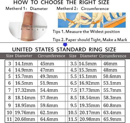 Anxiety Ring for Women Men, Titanium Stainless Steel Spinner Ring, 5 Colors, 6MM, Size 6-10, 3