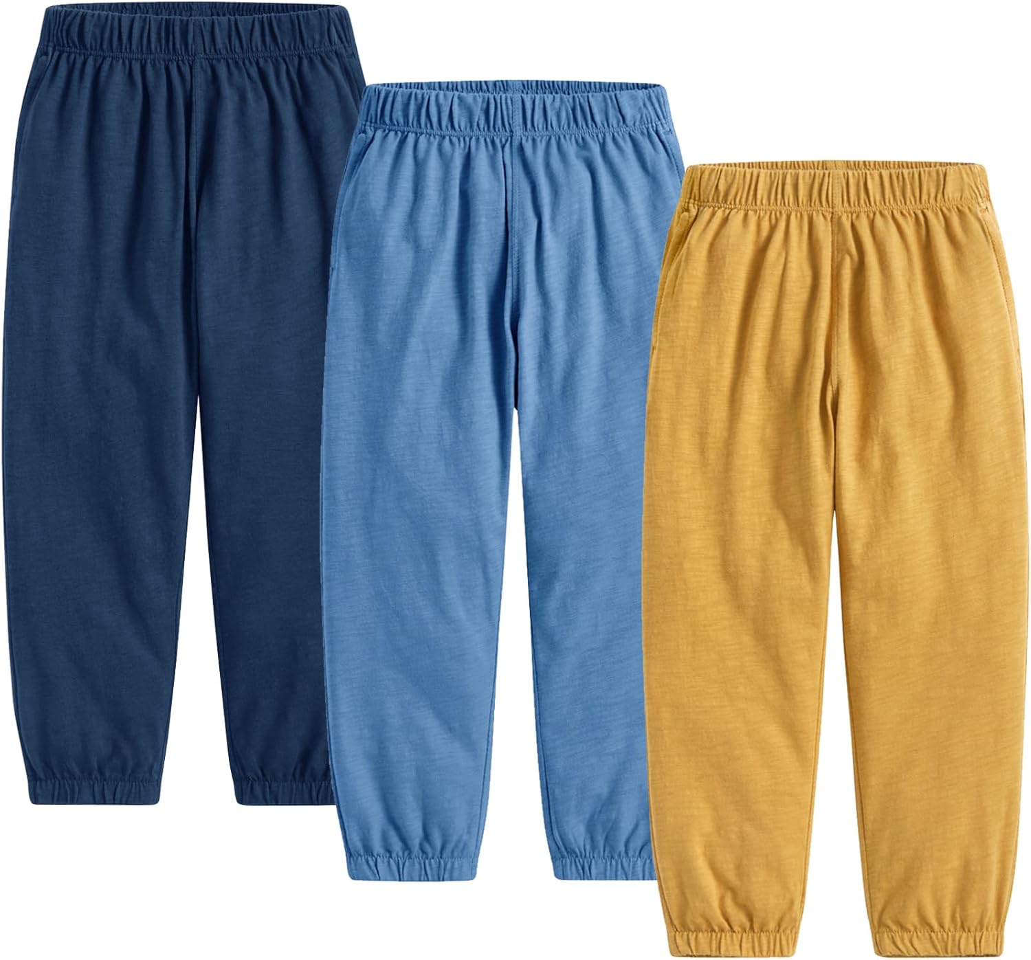 Toddler Boy 3 Pack Long Bloomers Baby Soft Cotton Basic Sweatpants Kids Summer Fall Solid Casual