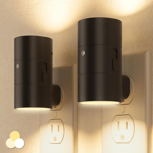 NIORSUN Night Lights Plug Into Wall,Plug in Night Light with 3 Light Modes,Ultra-Slim Design,Dusk