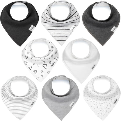 Organic Cotton Baby Bibs – Soft Teething & Drool Bib for Newborns & Toddlers – Hypoallergenic