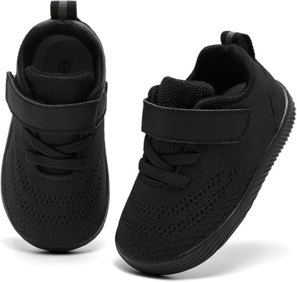 MORENDL Toddler Sneakers Baby Boys & Girls Barefoot Shoes Lightweight Breathable Walking Running