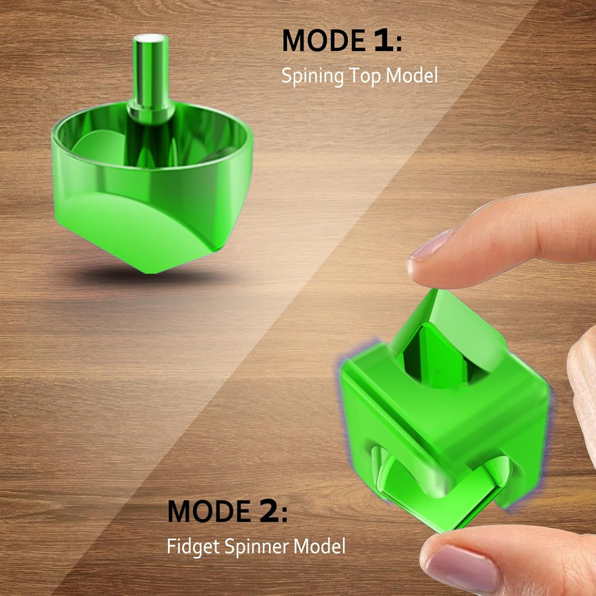 Infinity Gear Fidget Spinner for Kid Adult, Transformable Spinning Top Metallic Fidget Toys for