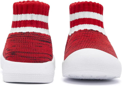 Eashi Baby Boy Girl Non-Skid Indoor Infant Walking Shoes Breathable Warm Elastic Sock Shoes with