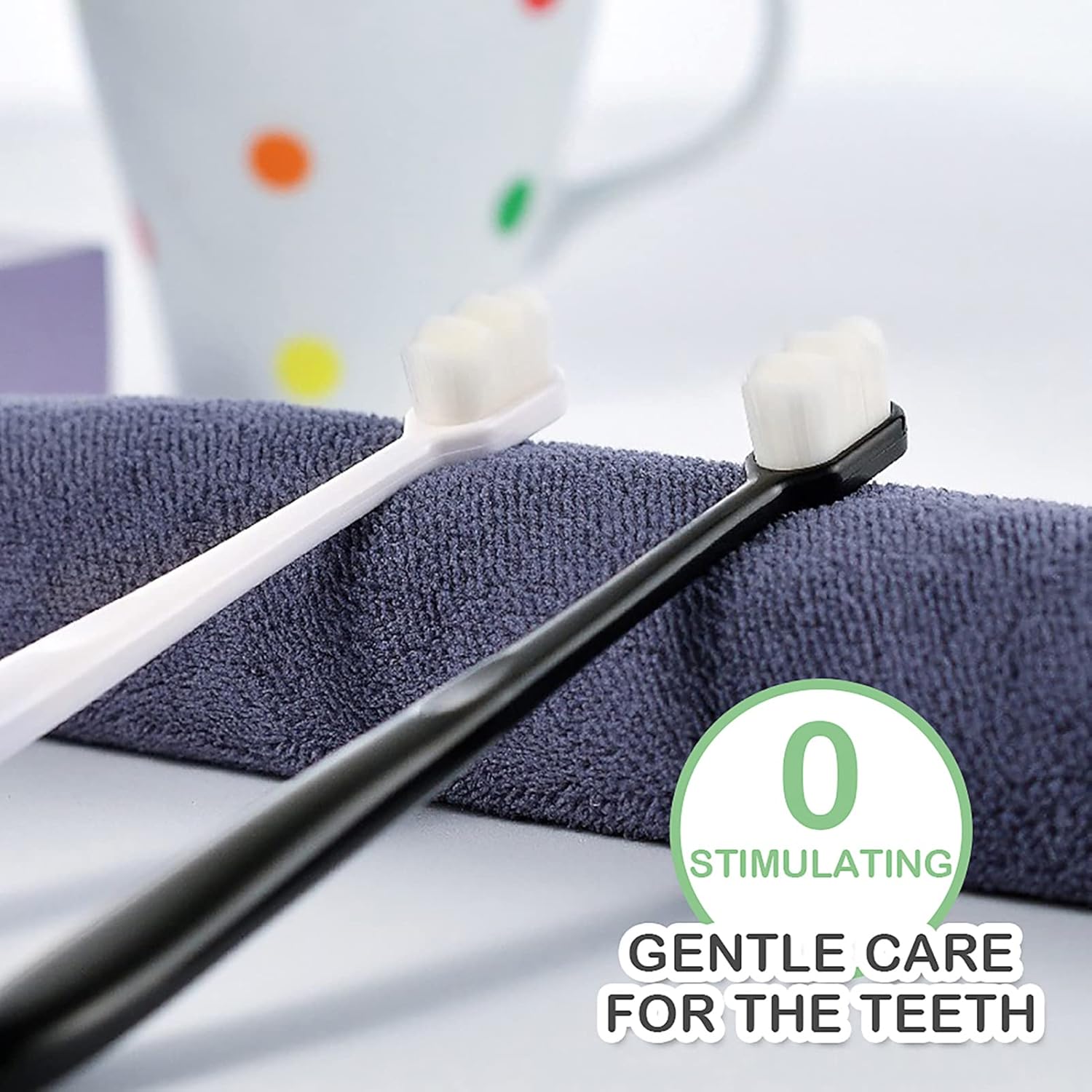 EasyHonor Extra Soft Toothbrush for Sensitive Gums, Micro-Nano Manual Toothbrush with 20000 Soft